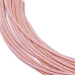 Lederband 2mm Light Rose x 2m