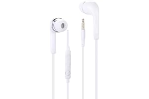 PH26 Écouteurs Compatible avec Xiaomi Redmi Note 14 5G Global Haute Qualité Audio Intra-Auriculaires en Silicone Ultra Confort Isolant Le Bruit avec contrôle du Volume et Microphone - Noir