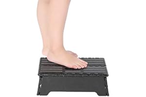 Ausla Sgabello Pieghevole Multiuso, Portata 136 kg, con Maniglia, Antiscivolo, 38 x 21,5 x 13 cm