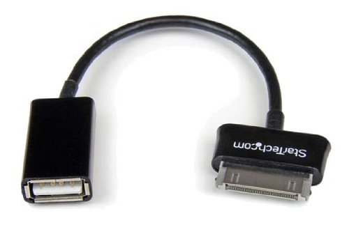 StarTech.com SDCOTG - Cable adaptador USB OTG, USB A hembra para Samsung Galaxy Tab, negro