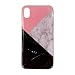 Produktbild Ouneed® Für iPhone XS MAX Hülle Cover, 2018 Marmor Transparent TPU Silikon Schutz Handy Hülle Case Tasche Silikon Crystal Case Durchsichtig Schutzhülle Etui Bumper for iPhone XS MAX (H)