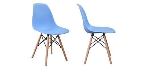 Lote 2 sillas comedor o cocina Tower azul