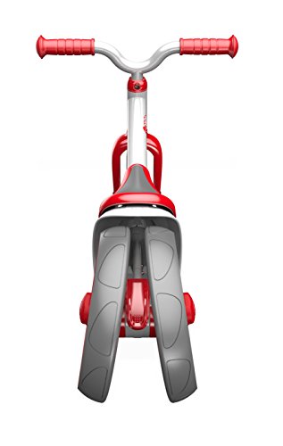 Yvolution Velo Twista Kids' Kids Bike Red, aluminium frame, 1 speed twist & click innovative wheel adjustment technology shock absorbing soft rubber wheels