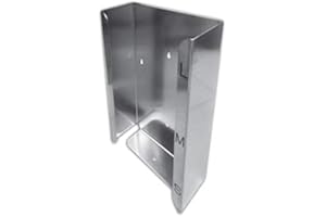 GIMA GLOVE DISPENSER - triple - stainless steel. Hold 3 standard boxes of 100 gloves. Can be easily hung to the wall (screw included) and into ambulances