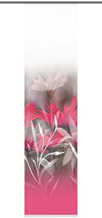 HOME FASION 87126-785 "Burris" Modern Digital Printed Panel Curtain, Pink