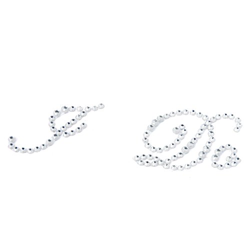MagiDeal Hochzeit Brautschuhe Strass Sticker " I Do" Aufkleber Klar Farbe
