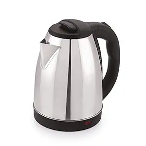 Kuvadiya Sales Stainless Steel Electric Kettle 1500 Watt - 1.8 Litre Multipurpose Large Size Tea Coffee Maker Water Boiler with Handle (Silver)