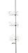 Produktbild Home Zone 3 Ebenen verstellbar Draht Eckregal Verlängerungsstange Caddy, satin nickel finish