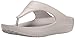 Produktbild crocs Sloane Platform Flip, Damen Offene Sandalen mit Keilabsatz, Grau (Platinum), 37-38 EU