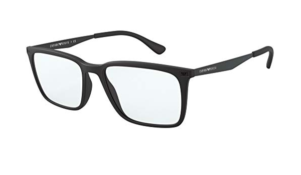 Occhiali da vista Emporio Armani EA 3169 MATTE BLACK 55/17/150 uomo : Amazon.it:  Abbigliamento