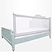 Produktbild Bettgitter Bettschutzgitter 150 cm / 180 cm / 190 cm / 200 cm Kinder Baby Mädchen Jungen Kinder Sicherheit Bedrail Full Size Twin XL, Grau (größe : Length 180cm/75 inch)