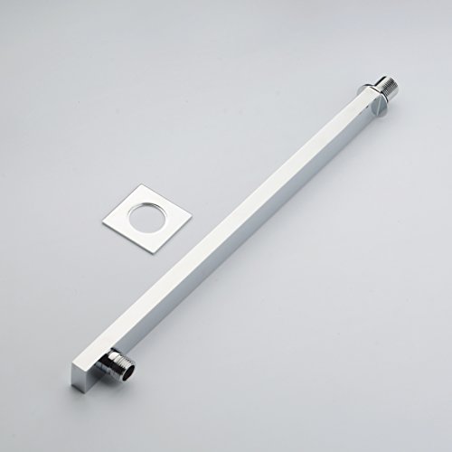Hiendure® 16 Inch Wandmontage eckig Duscharm Quadrus – Brausearm Wandarm Dusche - 3