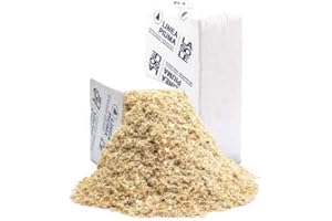 ZSTYLE Trucioli di legno assorbenti per animali box cavalli avicoli roditori terrari secchi lettiera alta qualità in balle da 400 Litri (Piuma)