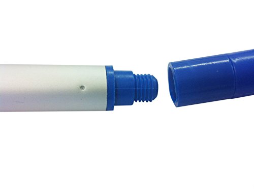 Steinbach Poolreinigung Laubkescher mit 1.5 m Alustange, für Teleskopstange, Blau, 240×320 mm - 2