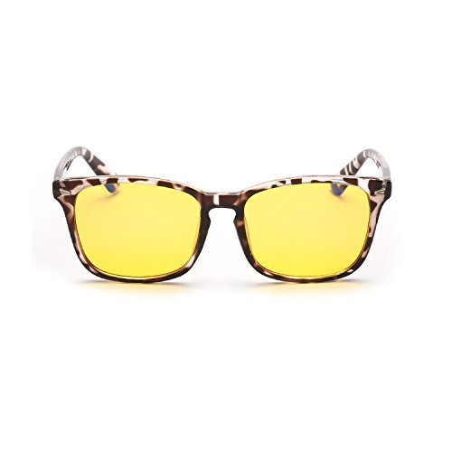 cyxus blau Licht-Filter UV-Blocker Schutzbrille [Anti Überanstrengung der Augen] Tolles Spiel für Computer/PC/TV/Handy Lesen, Unisex (Herren/Frauen/Junioren), Vintage Fashion Acetat rahmen, cy-gl-0004 - 4