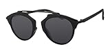 Retro Cats Eye Black Frame Celebrity Sunglasses, With Free Yellow Neck Cord
