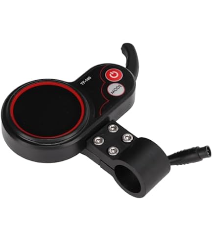Écran LCD 5 Broches Pour Scooter Kugoo TF-100 – ABS Noir, étanche, Affiche Vitesse, Batterie, Mode – 120 G