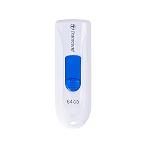 Transcend 64GB JetFlash 790 Super Speed USB 3.0 Pen Drive, White