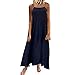 Produktbild Deep lovly Frauen Kleid Damen O-Ausschnitt Abendkleider Vintage Kleider Solide Lace Plissee Ärmellos Kleid Cocktailkleid Elegant Retro Freizeit Mittellanges Schulterfreies Rock PartyMinirock