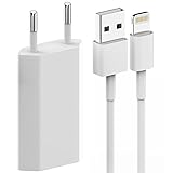 ✅ KOMPATIBILITÄT: Das esorio 2-in-1 Set bestehend aus 1 Meter Lightning Kabel sowie USB Netzstecker ist kompatibel mit allen Apple Geräten die über einen 8-Pin Lightninganschluss verfügen, dazu gehören: iPhone: 5, 5S, 5C, SE, 6, 6S, 7, 8, X, 10 - iPads: iPad Air, i-Pad Mini, iPod Nano (7. Gen.)