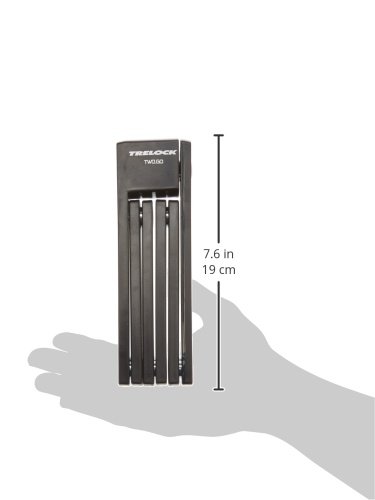 Trelock Faltschloss FS 200-75 Two Go, Halter/Bracket Pink, 8003779