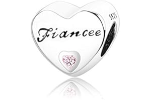 CWOne Designs S925 Sterling Silver Family Moments Love Heart Charm for Pandora Charm Bracelets.