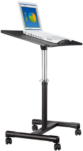 General Office Rollbarer Notebook-Arbeitstisch in Rosenholz-Optik - 8