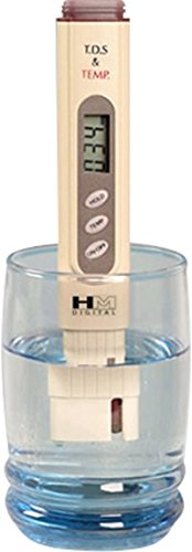 HM DIGITAL TDS-4TM Sistema portatile di TDS Meter Tester con grande LCD schermo include ATC temperatura lettura test per coltura idroponica giardinaggio acquari Reefs piscine Terme trattamento bere puro filtro acqua
