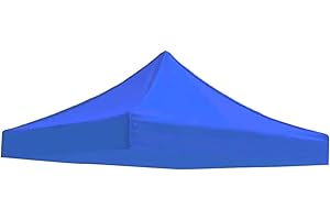 MUZRUNQ Gazebo Cover Outdoor Patio Canopy Cover Replacement Gazebo Pavilion Roof Tarpaulin Sunshade (Blue,2x2m)