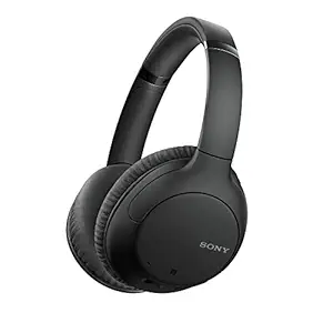 Sony WH-CH710N Noise Cancelling Wireless Headphones : Bluetooth Over The Ear Headset with Mic for Phone-Call, 35 Hours Battery Life, Quick Charge and Google Assitant - Black