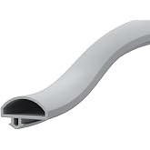 Contacall Steel Door Frame Wick Steel Door Seal 6 Meters Smoked