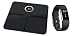 Produktbild Fitbit Aria 2 Intelligente Wlan-Waage, Black / Schwarz, Bundle inkl. Charge 2 Schwarz Größe L