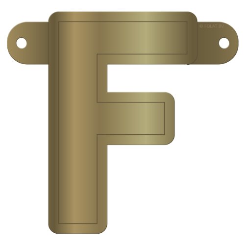 Erstelle deine eigene Girlande in Silber und Gold! // MEGA BANNER LETTER BOX für eine individuelle Buchstaben Girlande mit 90 silbernen/goldenen Buchstaben, Zahlen und Zeichen + 25 Verbinder und Schnur // Wimpelkette Geburtstag Jubiläum Party Silberhochzeit Gold Hochzeit 25 50 Feier Fete Happy Birthday - 5