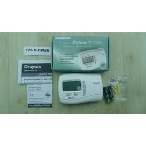 Drayton DIGISTAT +2 22084 24 Hour PROGRAMMABLE Room Thermostat :  Amazon.co.uk: DIY u0026 Tools