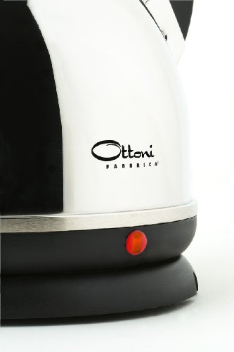 Ottoni Fabbrica Italienischer Top Wasserkocher Alice Nero 2400W 1,7l. - 3