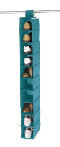 WENKO 4400058100 Multi-Organizer Breeze – mit 10 Fächern, 100% Polypropylen, 15 x 122 x 30 cm, Petrol - 3