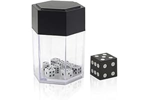 MOMOMAGE Dice Bomb Magic Tricks Explode Explosion Dice Magic Props for Magicians Close up Street Illusions Gimmicks Mentalism Novelty Funny Toy (Black)