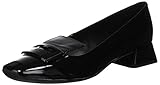 geox ballerina damen schwarz , Leder, Leder, Kautschuk, 182, Pumps