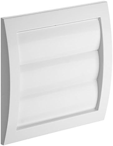 Gravity Shutter Wall External Wall Grille Cover 190x190mm 125mm Pipe Diameter