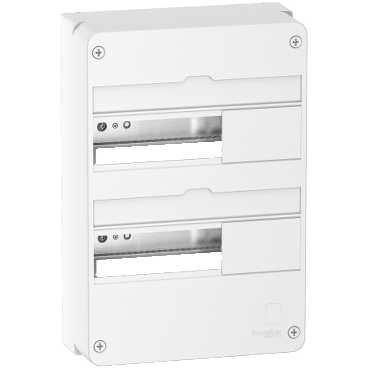 Schneider Electric Tableau Electrique 2 rangées 13 Modules OPALE - SCHN-R9H13402