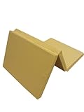 Weichbodenmatte Klappmatte 3 x klappbar Blau, Rot, Gelb - 
