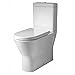 Produktbild RAK Resort Maxi Rücken an Wand Randlos Stand-WC WC Pack – Soft close Sitz – Flush Badezimmer