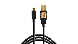 Tether Tools CU5450 USB 2.0 to Mini-B 5-Pin (Black)