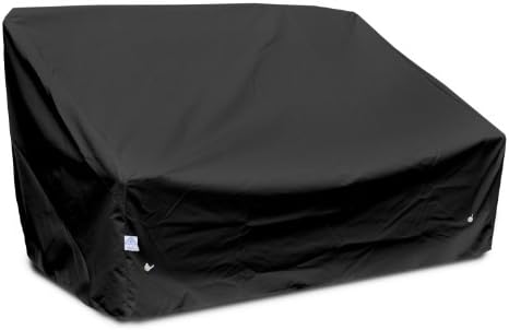 KoverRoos Weathermax 79550 Deep Highback Loveseat/Sofa Cover, 60-Inch Width by 35-Inch Diameter by 35-Inch Height, Black