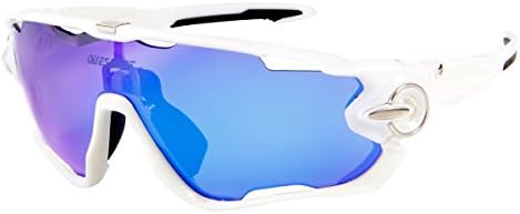 Queshark Polarized Sports Sunglasses for Men Women with 3 Interchangeable Lenses for Driving Baseball Cycling Running Ski Fishing Glasses (Color 13)