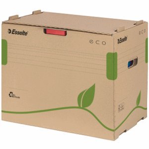 Preisvergleich Produktbild 10 x Esselte Archiv-Container ECO für Ordner Karton naturbraun