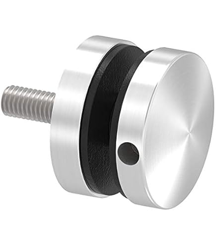 Glas-Punkthalter Ø 40 Mm Aus Edelstahl – Für Glasstärke 3,0–12,76 Mm, Mit M8×45 Gewinde