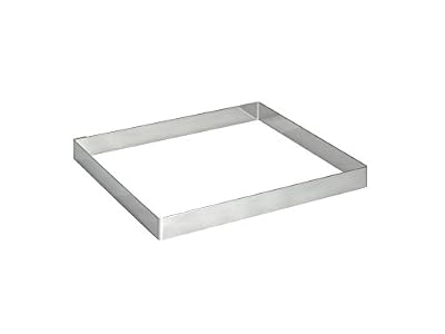 De Buyer 3905.20 Cercle Carré inox - ht. 2 cm - 20 x 20 cm