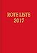 Produktbild ROTE LISTE 2017 Buchausgabe Einzelausgabe: Arzneimittelverzeichnis für Deutschland (einschließlich EU-Zulassungen und bestimmter Medizinprodukte)