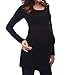 Produktbild Umstandskleidung Umstandsmode,Langarm Bluse Rosennie Pflege Tops Langarm Kleidung Damen Baumwolle Schwangerschafts Shirt Still Tank Top Bauchband Bauchstütze für Schwangere Bluse(Schwarz,M)